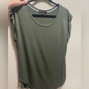 Olive green top